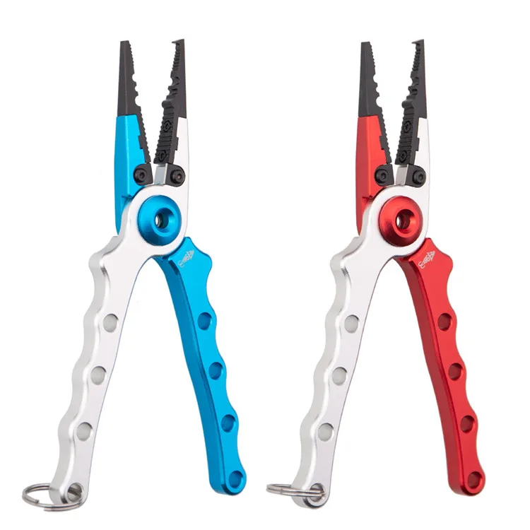 

Fishing Pliers Hook Remover Line Cutter Fishing Tackle Grip Split Ring Pliers Braid Cutters Split Ring Pliers