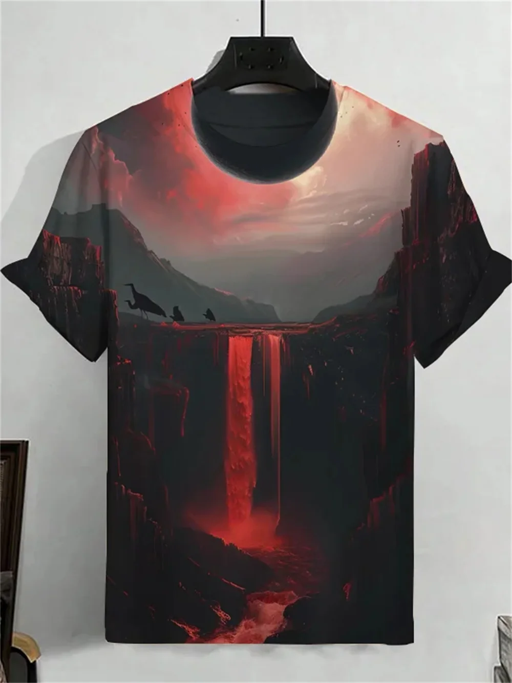 مضحك البطريق الجرافيك الرجال تي شيرت 3D طباعة عارضة مريحة قصيرة الأكمام المحملات الإبداعية شخصية تصميم جولة الرقبة الملابس