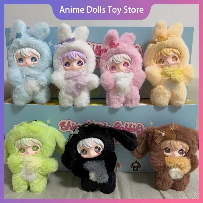 

Подлинная Shyshy Shiny Little Rabbit Series слепая коробка аниме мультфильм милая виниловая кукла фигурка орнамент сумка кулон загадочная коробка игрушка