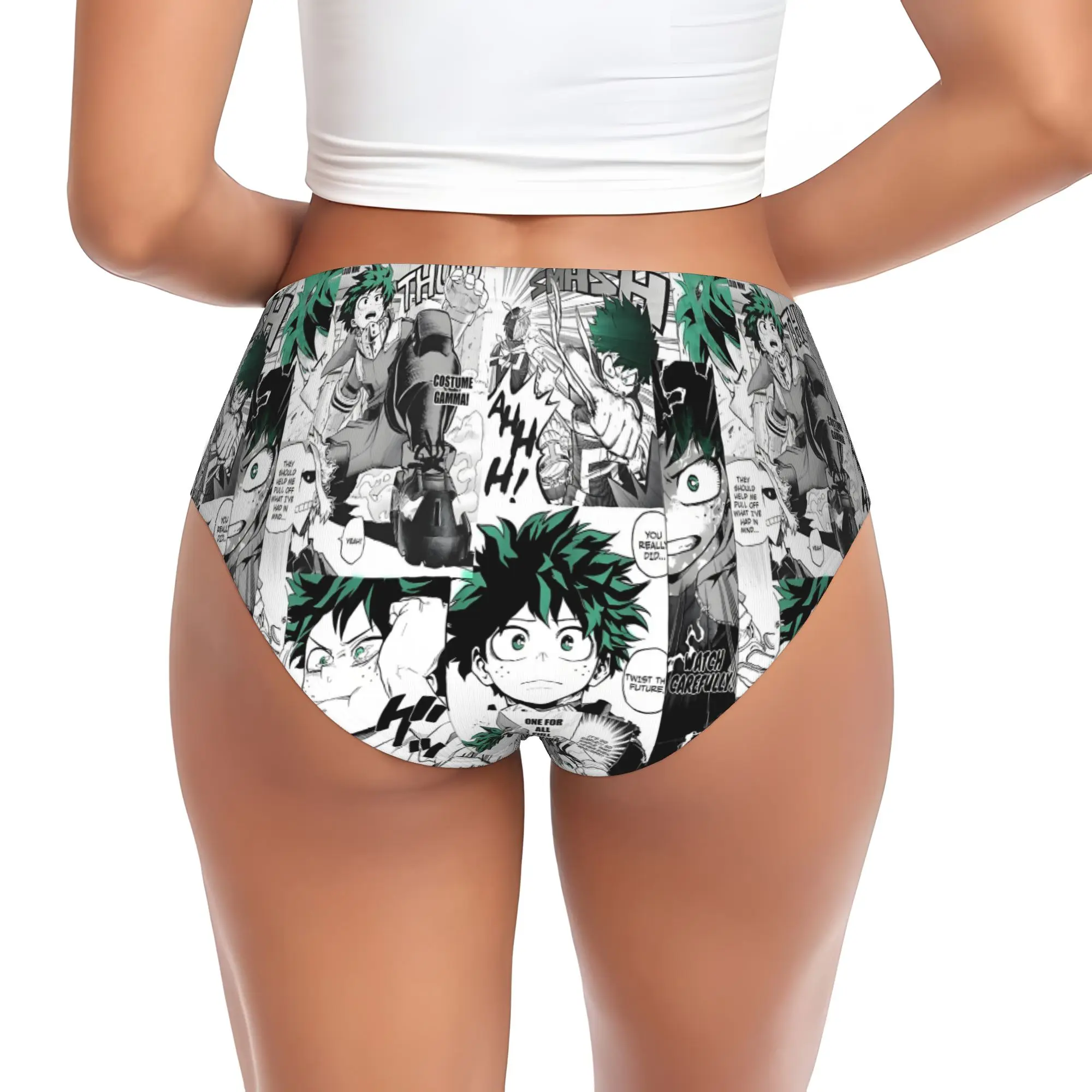 

Custom Women Dekus Panties Breathable Fire Style Fashion Cartton Comic Briefs Underwear