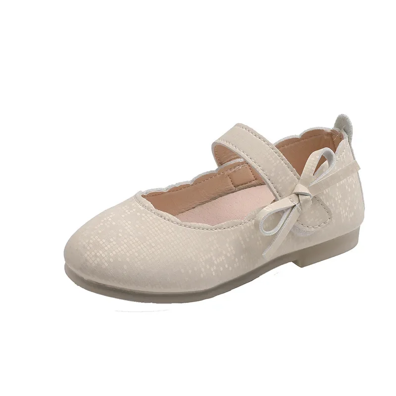 Spring Summer Girls Leather Shoes Kids Dress Flats Children Princess Shoes  Glitter Bow-knot Fashion Soft Quality Footwear G04233 - AliExpress