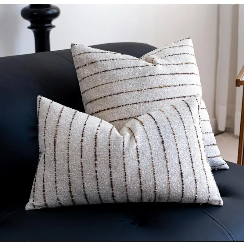 Einfache geometrische Kissenhülle im Luxus-Stil für Wohnzimmer, Sofa, Kopfteil, Dekokissenbezug für Zuhause – Detail 9