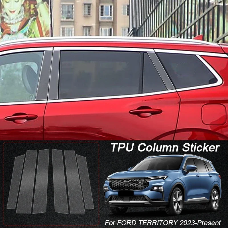 

Автомобильная защитная пленка из ТПУ на стойку B для FORD EVEREST FOCUS MONDEO MUSTANG MACH E TAURUS TERRITORY ESCAPE KUGA, наклейка на оконную краску