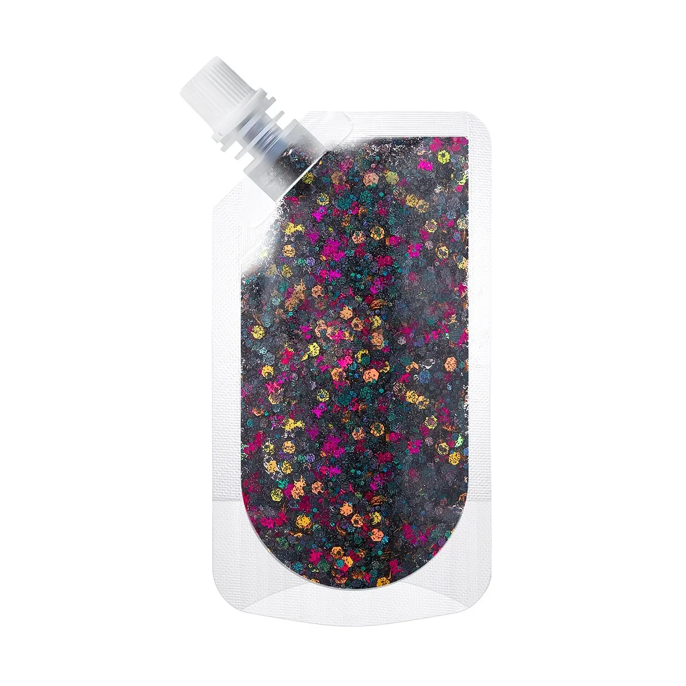 50g Halloween Körper Gesicht Glitter Gel Pailletten schimmern Flash Patches kleber frei Glitter Gel Nail Art Pailletten Cosplay Make-up