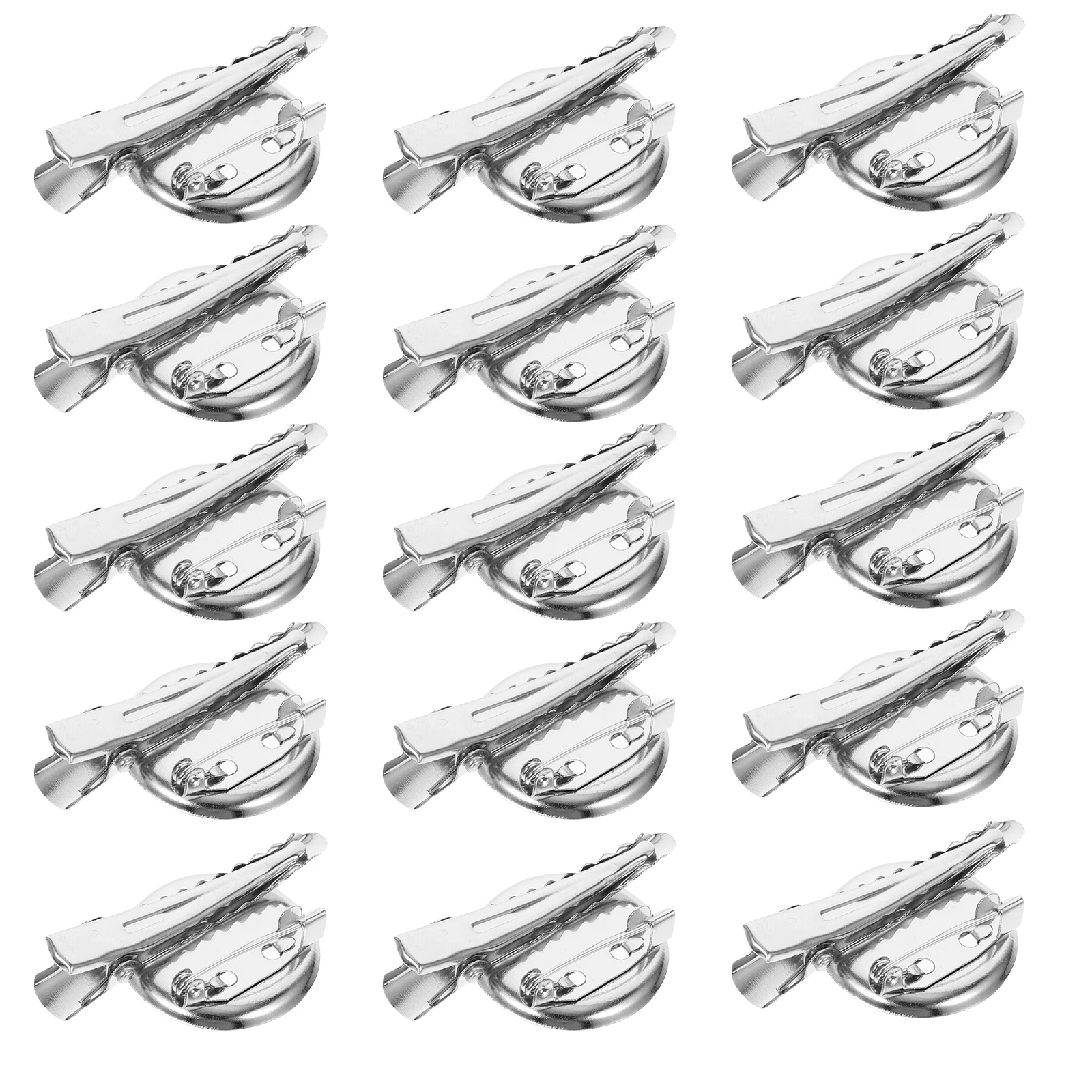 

40Pcs Brooch Pin Clip Metal Blank Brooch Accessories for Clothing Bag Sweater Dress Durable Sturdy Iron Pin Backs for Women