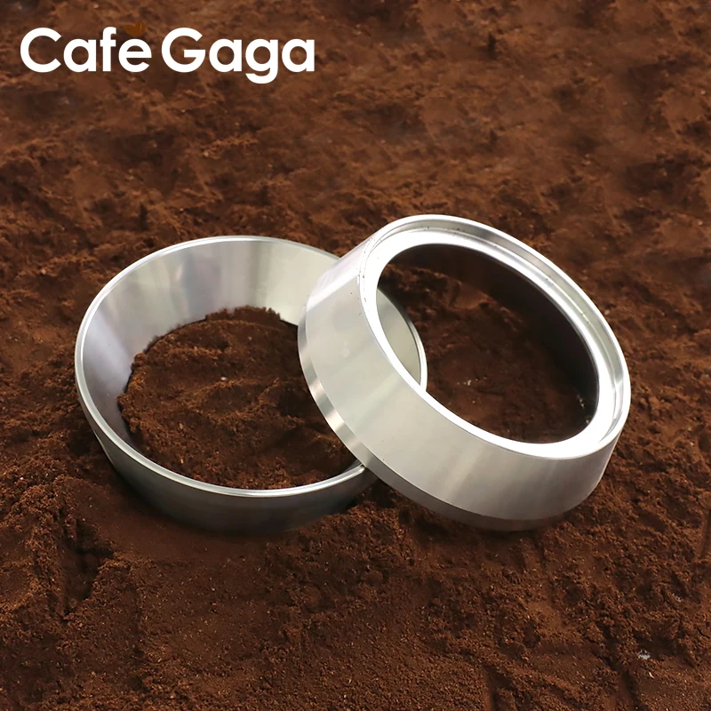 Kaffee-Dosier ring Espresso-Dosiert richter 54mm Edelstahl-Mühlen fänger ring für Barista-Zubehör der Brevi lle 8