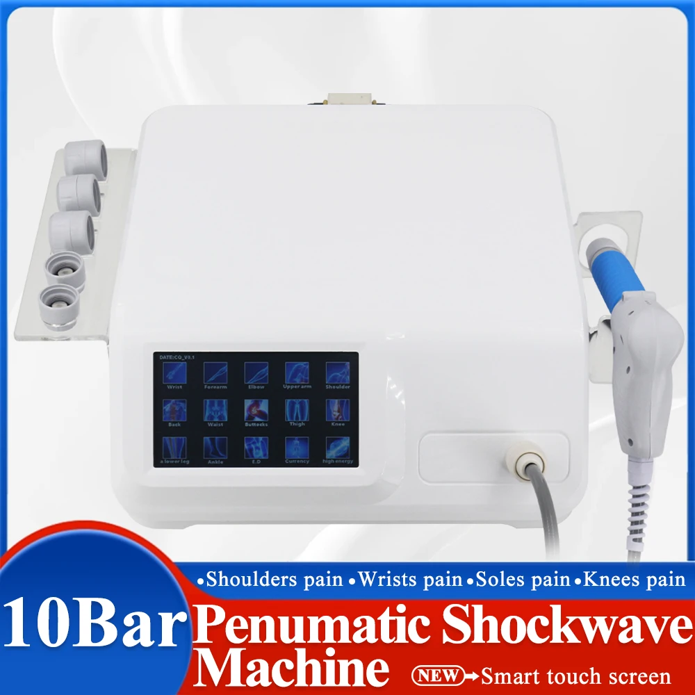 Pneumatic Physical Therapy Shock Wave Machine For ED Treatment Relieve Muscle Pain Relaxation Professional Shockwave Massager