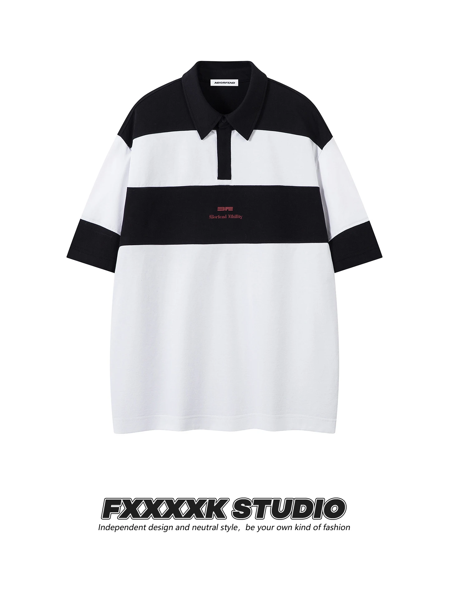 

Футболка свободного кроя Original FXK в американском ретро-стиле, спортивная, с цифровым принтом, контрастными вставками, повседневная