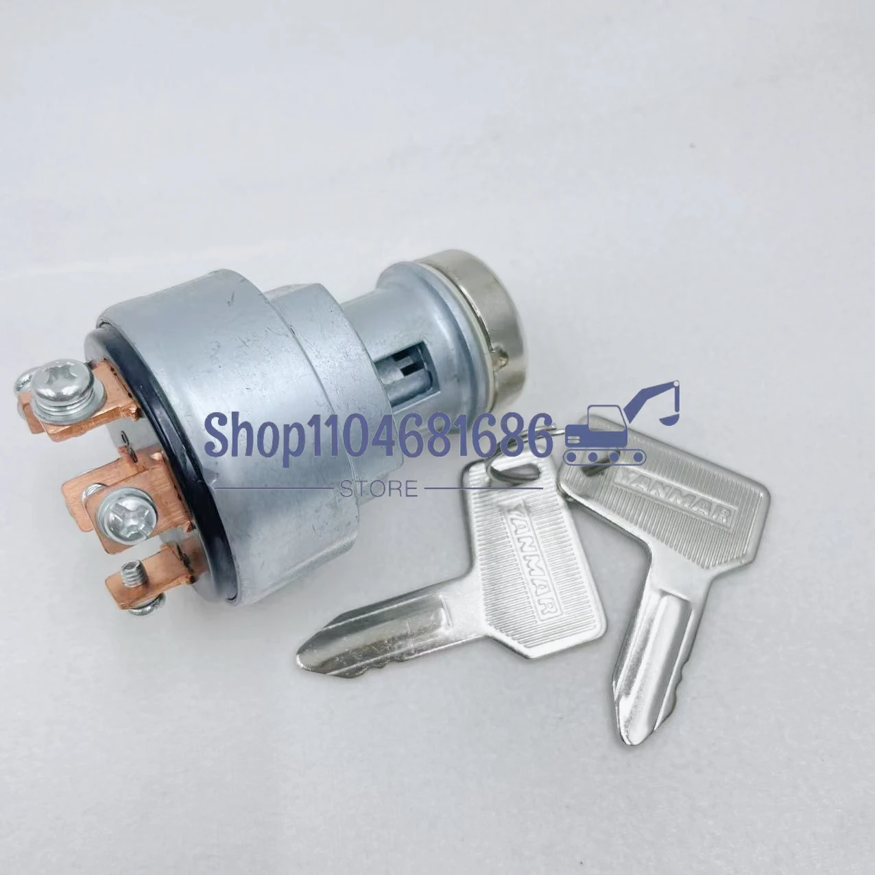

IGNITION SWITCH YANMAR Fits B15-3 B08-3 C50R C60R ，933110-00100，933110-00200