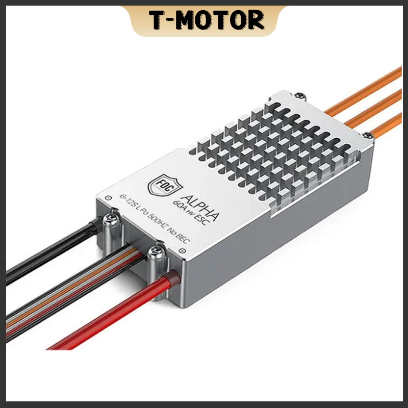 T-Motor New Released ALPHA 60A/80A 12S V1.2 HV Speed Controller for RC Drone Multirotor FPV Plane Brushless Motor MN605S U8II