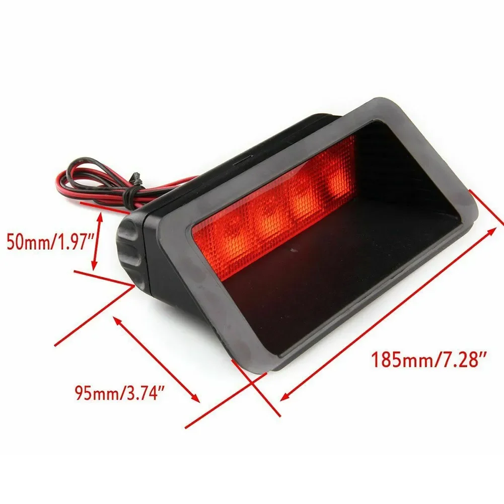 Auto Car Red 5-LED Rear Tail 3rd Brake Stop Light Fog Lamp New LED Rear Taillight, Third Brake Stop Light, Fog Light New