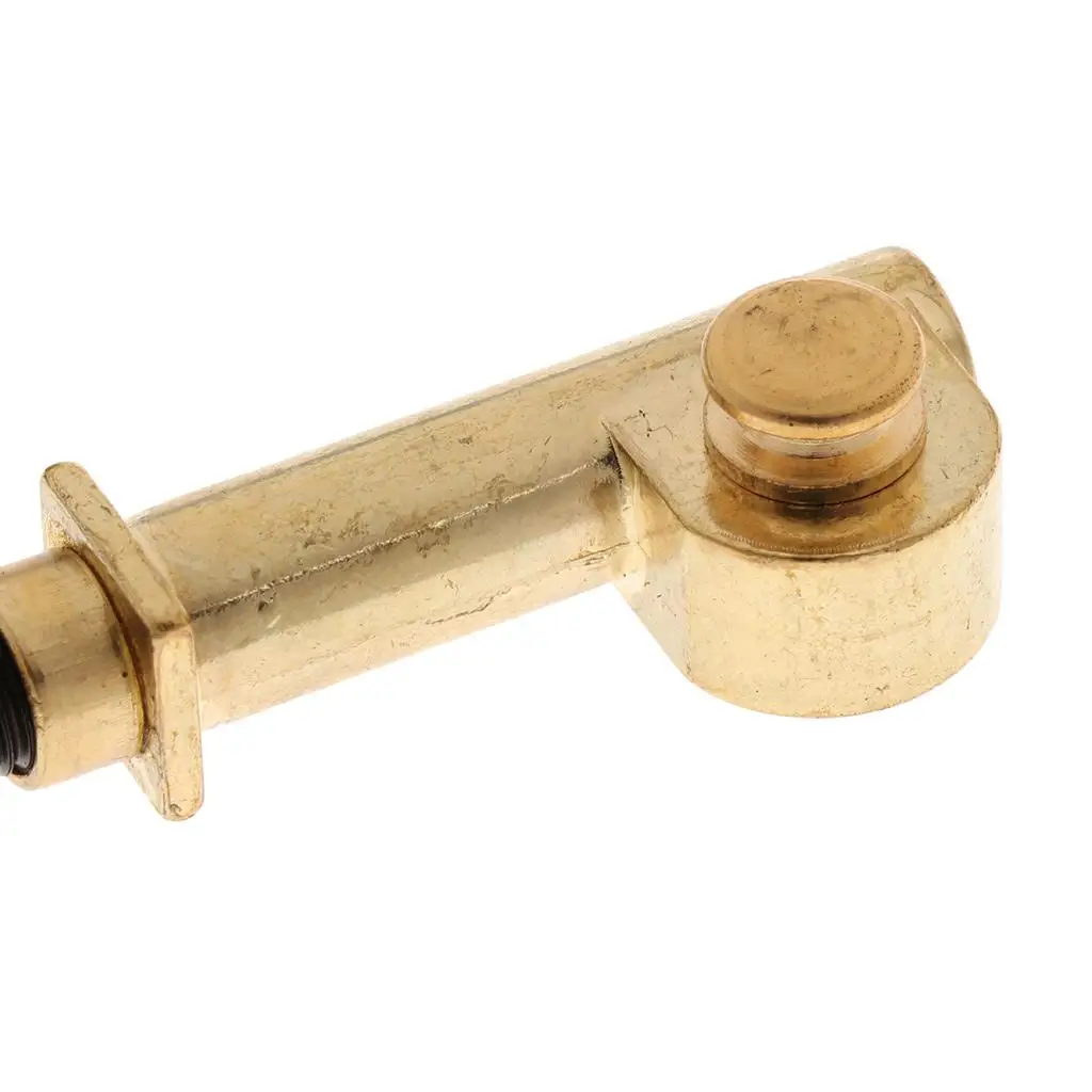 Erhu Replacement Parts Copper Vortex Axis Shaft Gold Color Mechanical Component for Erhu Instrument Maintenance