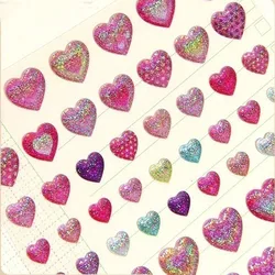 New 3D Heart Rhinestone Face Diamonds Sticker Glitter Face Festivals Accessories Face Gems Jewels Stickers Makeup Crystals