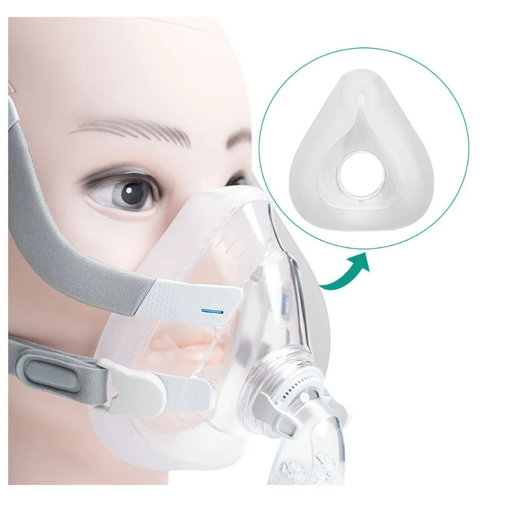 

Full Face CPAP Masks with Headgear, Replacement Mask Set for F20,TMS Comfort Series Nasal CPAP MASK Full Cover Assembly Kit
