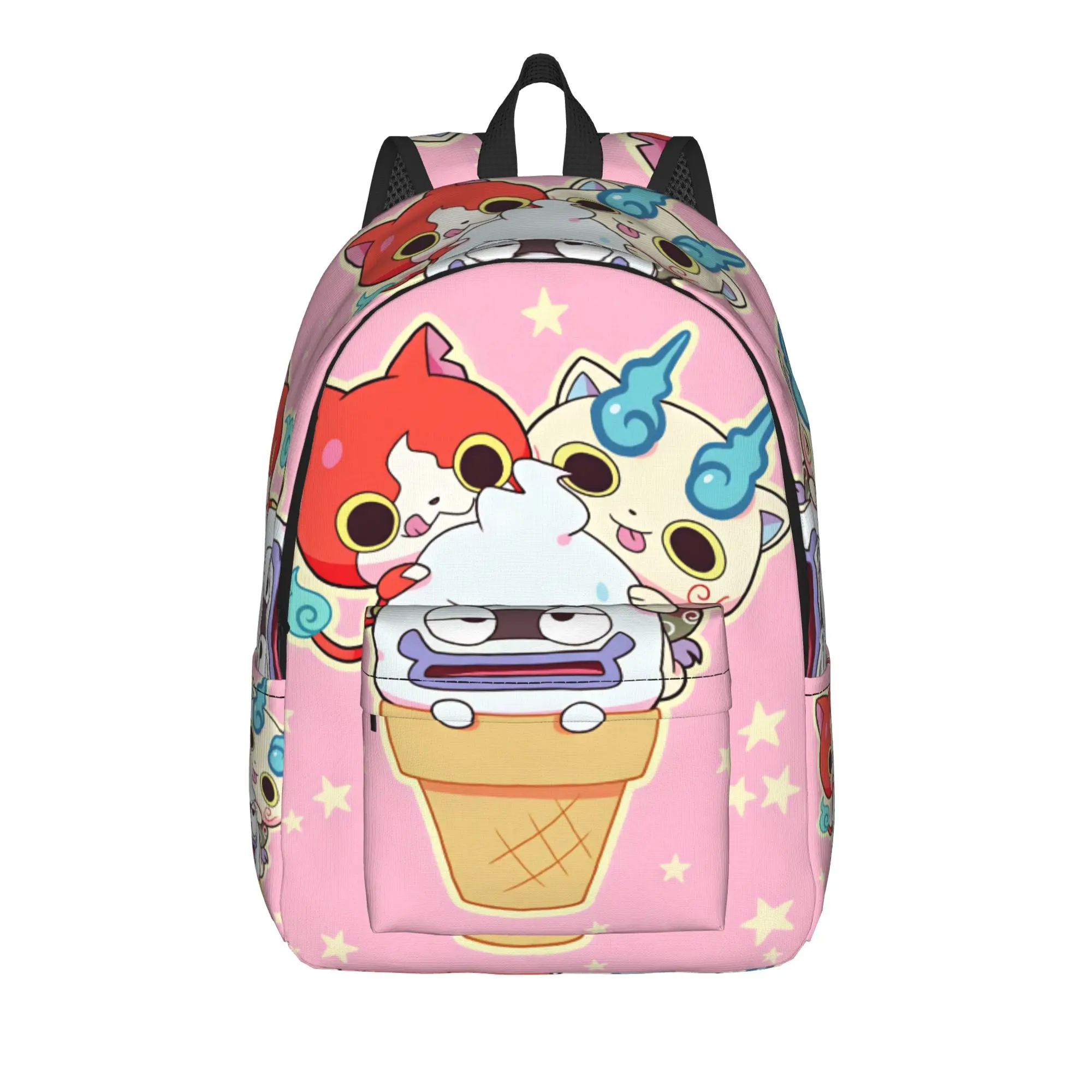 Yokai Watchs  Backpack  Daily Backpacks Teen High Quality Breathable High School Bags Kawaii Rucksack