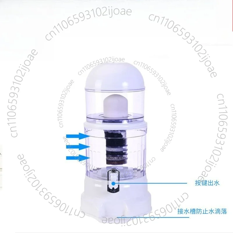 14L Tap Water Direct Drinking Filter Bucket Multi-layer Filter Activated Carbon Purification Household Water Purification Bucket