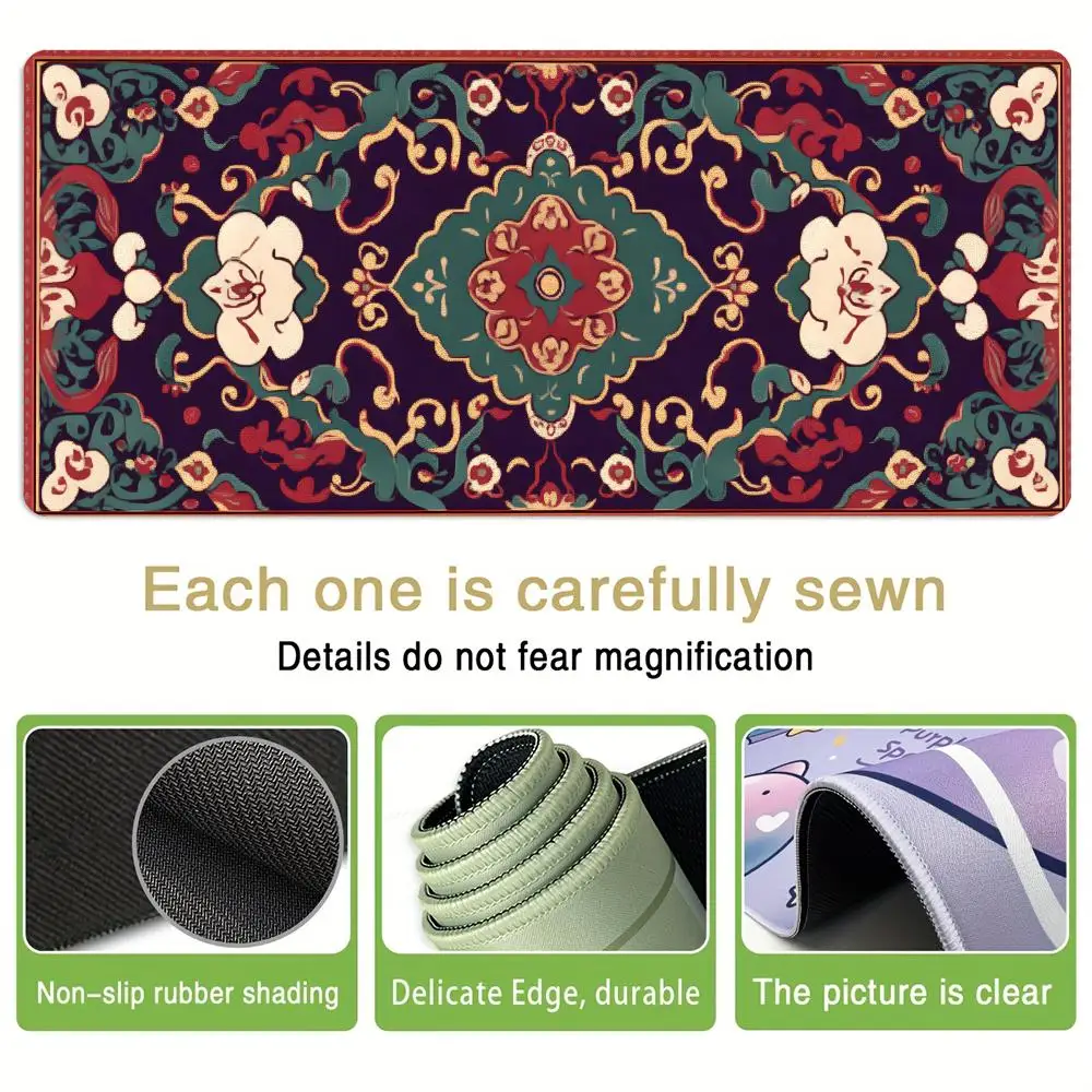 New Persian carpet Mouse Pad Gamer Office Accessories Pc Cabinet Games Desk Mat Computer Desks Keyboard Gaming Mats
