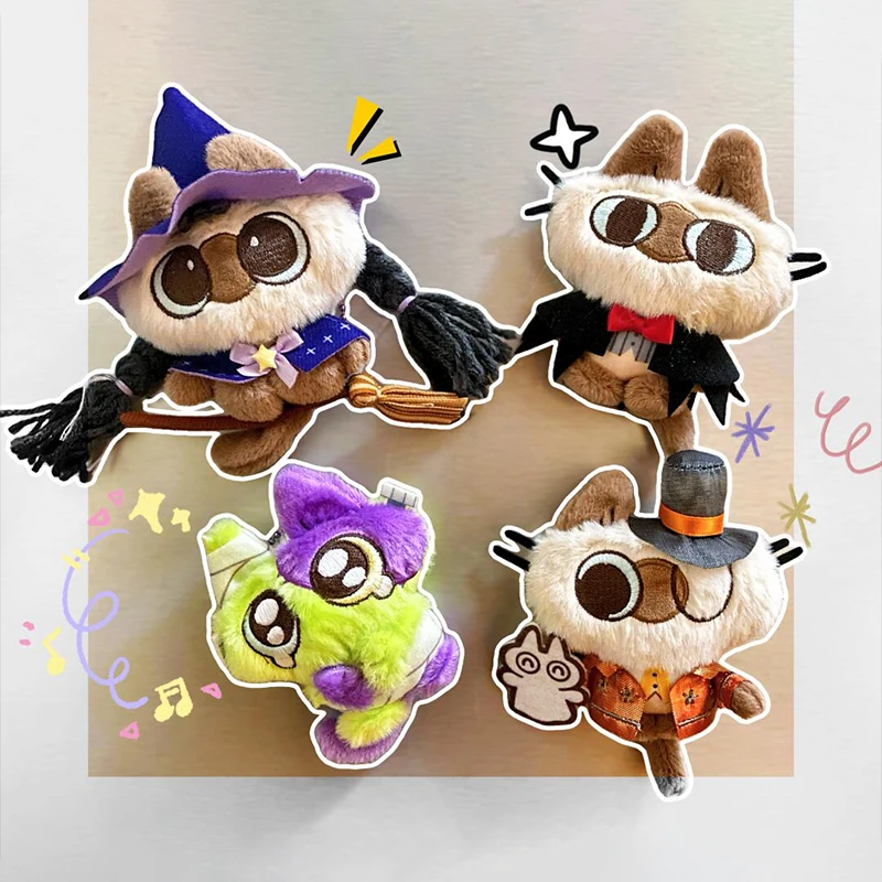 Siamese Cat Azuki Can Magical Azukisan Series Plush Blind Box Toys Mystery Box Magnetic Bag Pendant Surprise Birthday Gifts