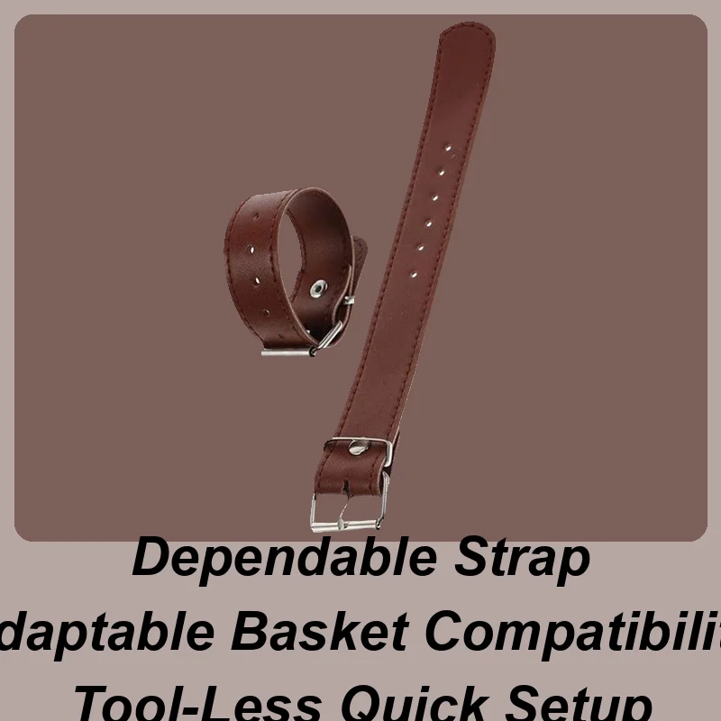 

Cycle Basket Cargo Straps Beach Cruiser Front Handlebar Basket Decoration Strap Scooter Equipment For Riding Beach Cruiser