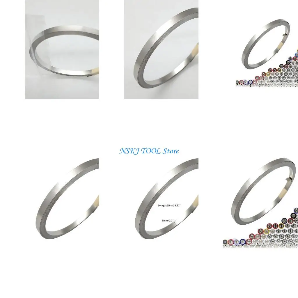 

L8RC 18650 Li-ion Battery Nickel Strip Plate for 18650 Battery Pack Spot Welding Nickel-plated Steel Strip Good Weldability