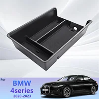 Para BMW Serie 4 G22 G23 2020-2023 i4 M3 M4 caja de almacenamiento para reposabrazos de coche consola Central bandeja organizadora accesorios de coche de orden Central