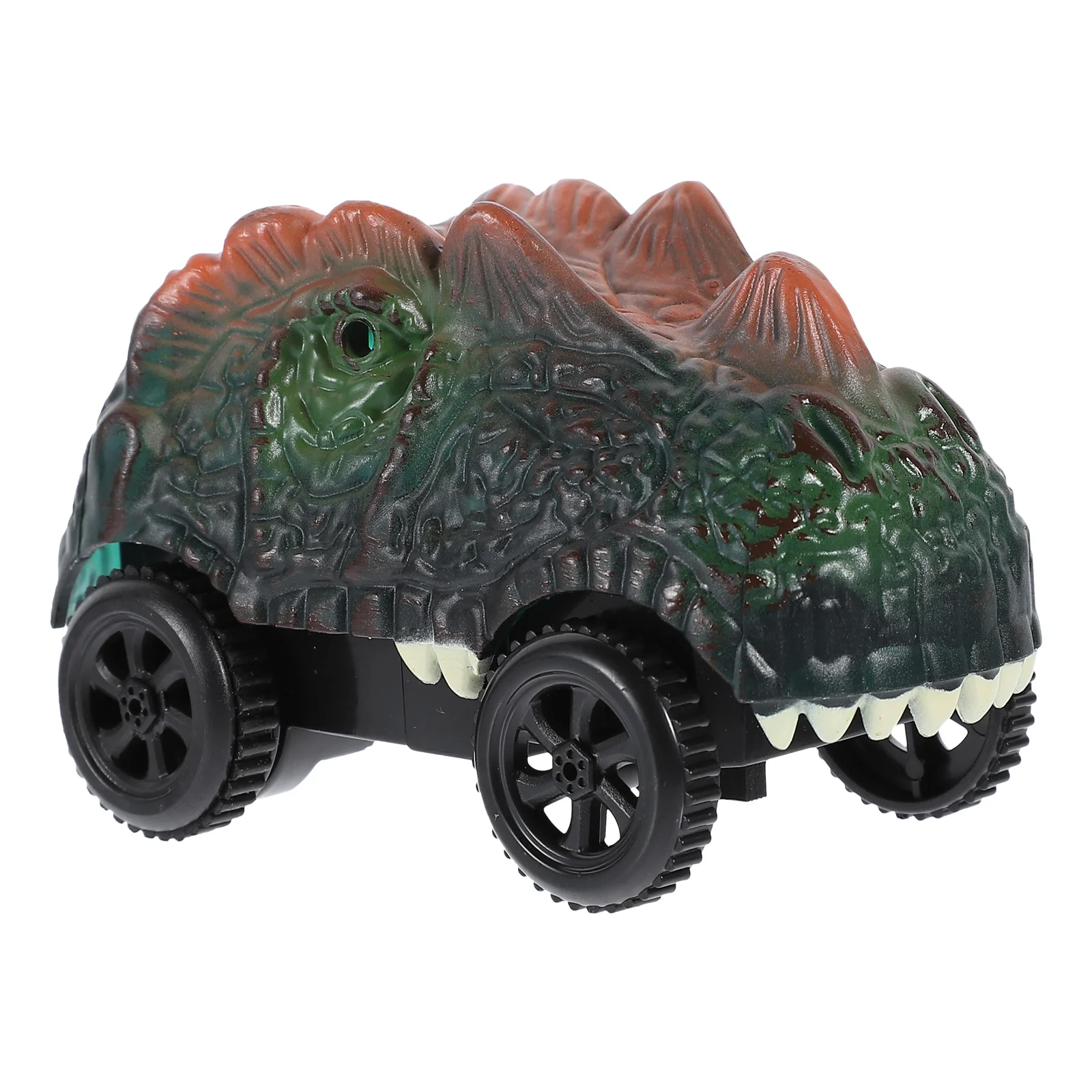 Coche de juguete de dinosaurio para niños, juguete de pista, coche eléctrico de repuesto, carreras ensambladas