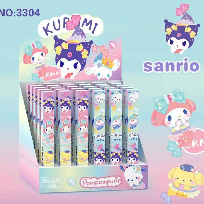 Creative Cartoon Cute Sanrio Single Touch Neutral Pen High Appearance Level 0.5 Student School Supplies Signature Pen Wholesale