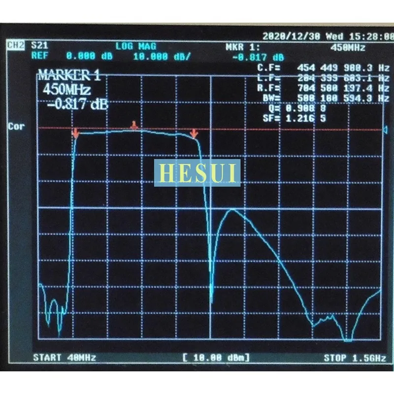 BPF Filter RF 205MHz-700MHz Module broadband bandpass filter, SMA interface Module Board