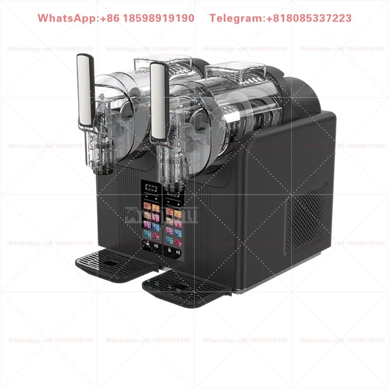 High Precision Commercial Double Cylinder Soft Ice Cream Machine Snowmaker Beverage Smoothie Machine for Food Service Spare Part
