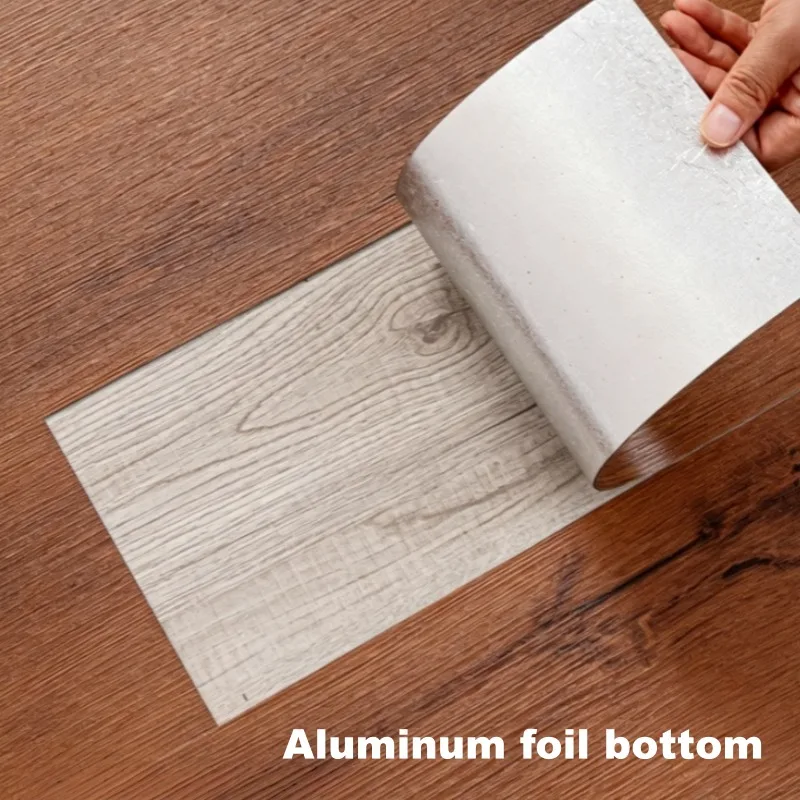 Easy To Install Flooring Sticker Thick Durable Self-Adhesive Wood Grain Vinyl Flooring Tile for Renovation Floor Wall Decoration view 3