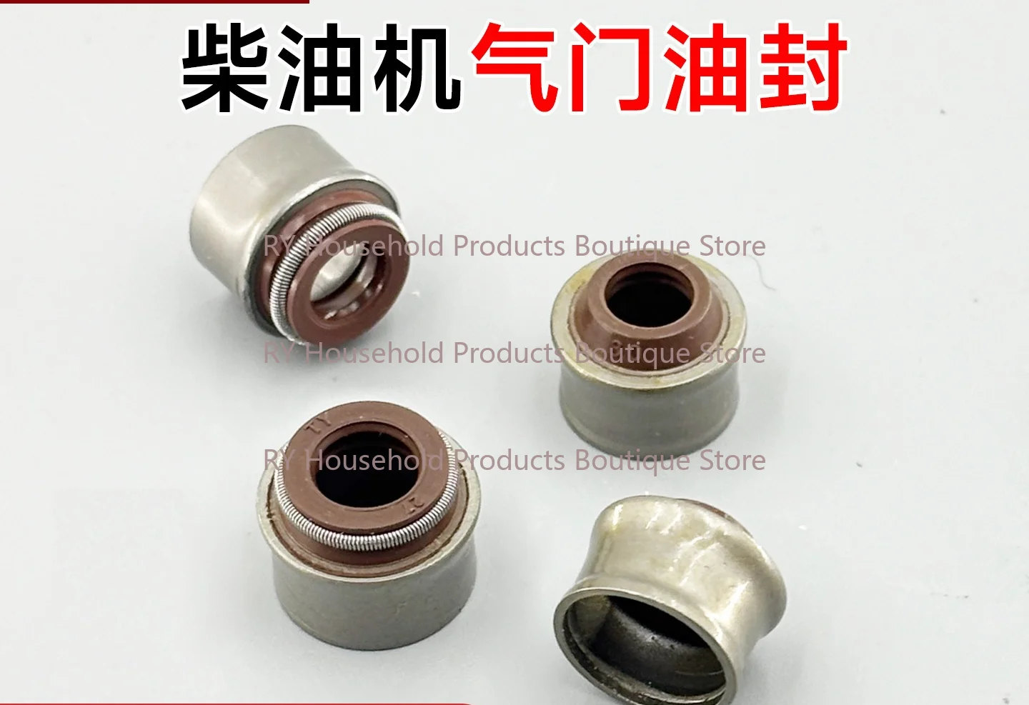 10pcs 170F 173F 178F 186F 188F 192F 195F 198/1100F Valve Oil Seal Air-Cooled Diesel Engine for Mini Tiller Accessories