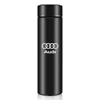 500ML Outdoor School Travel Water Bottle Vacuum Stainless Steel Cycling Water Cup Thermo Drink Mug For Audi A3 A4 B8 8P 8V A6 C7