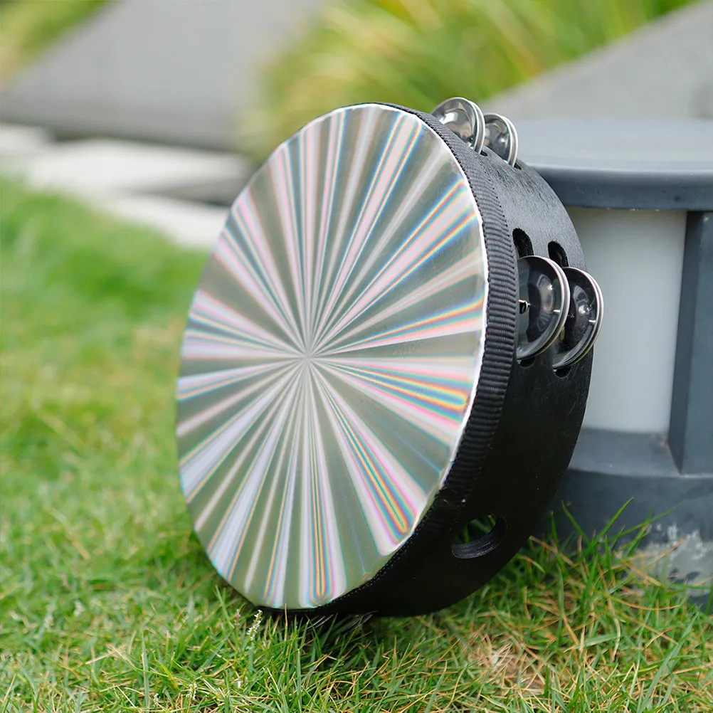 

Двухрядный ручной тамбурин-барабан из премиального дерева, АБС-пластика и нержавеющей стали, с громким и чистым звуком, полированными фасками, экологичный