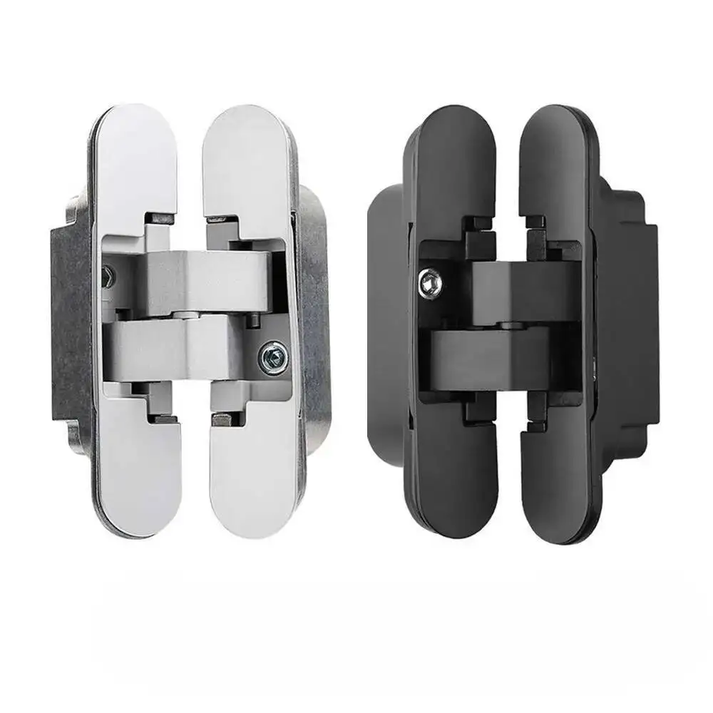 

Stainless Steel Hidden Cross Door Hinge Invisible Folding Hinges Window Accessories Furniture Supplies Hardware
