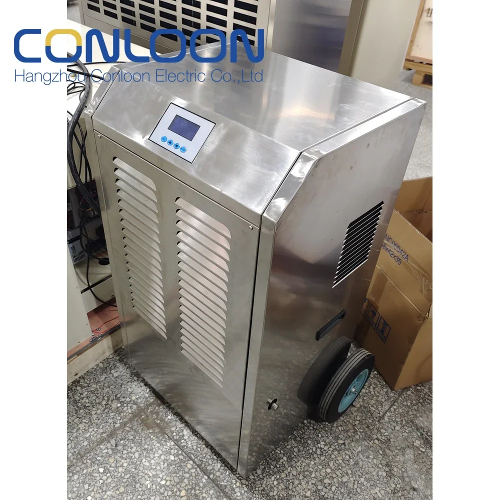 158L/D Stainless Steel Greenhouse Portable Industrial Dehumidifier Air Moisture Remove Dryer for Swimming Pool