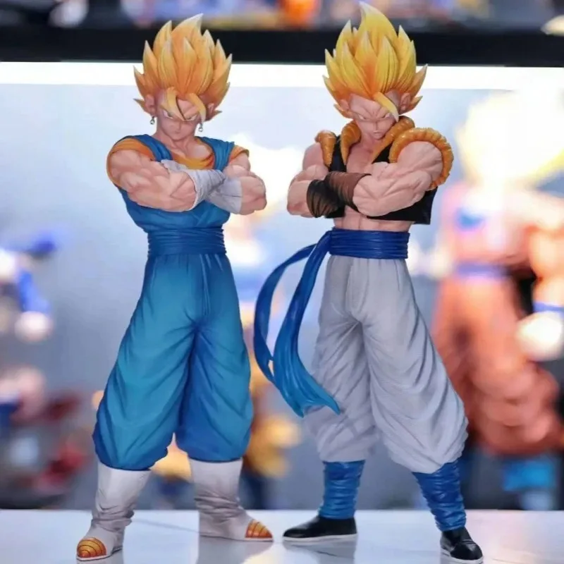 

Anime Figure Dragon Ball Z Super Saiyan Vegetto Gogeta Figurine Doll PVC Model Collection Desk Decor Statue Decor Boy Toy Gift
