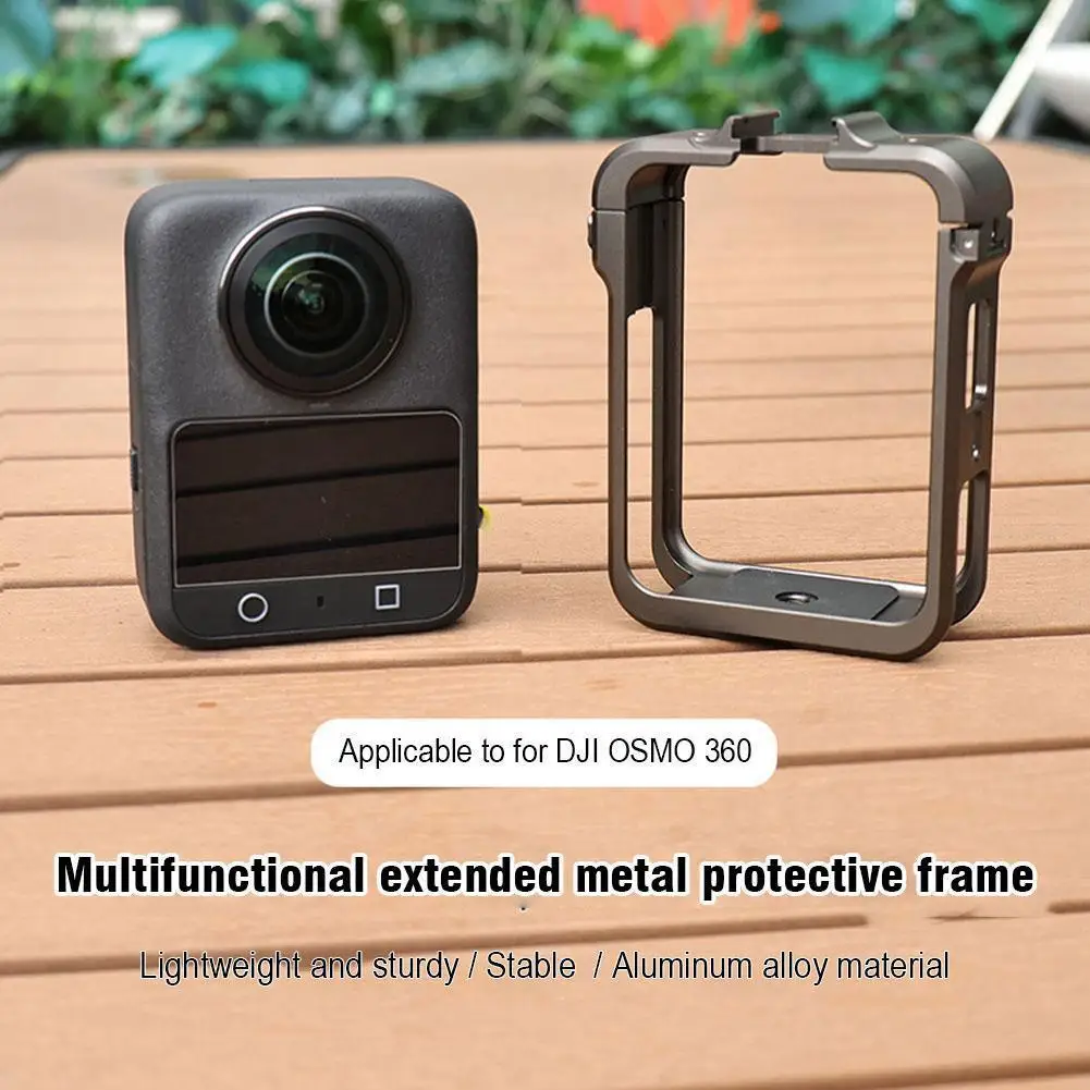 

Magnetic Rabbit Cage for dji Osmo 360 Metal Quick Release Case Cold Shoe Adapter Frame Action Camera Accessories for dji R5F5