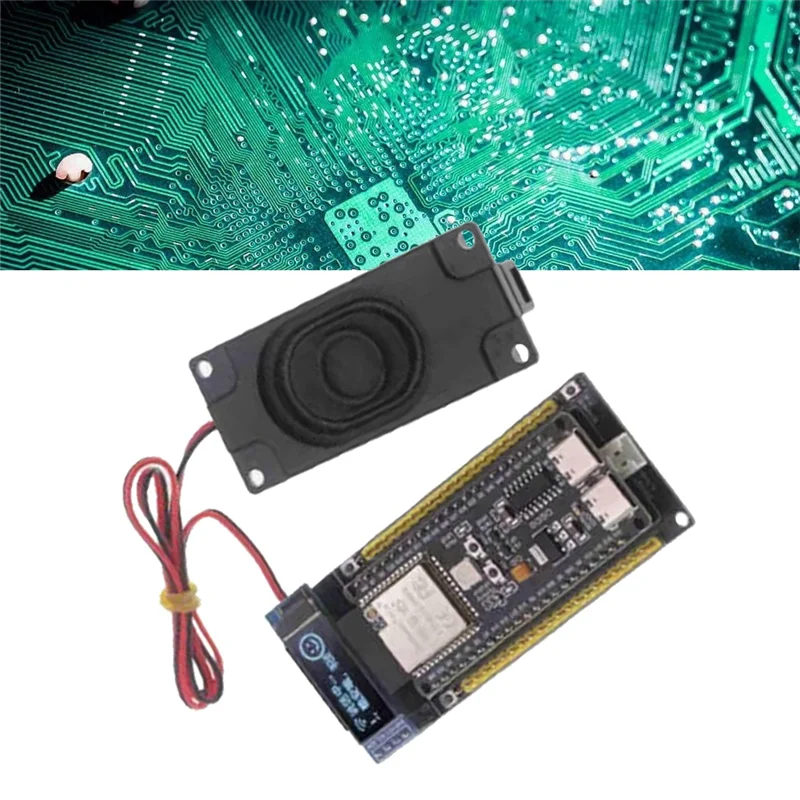 

Робот для голосового чата ABMF-AI ESP32-S3, макетная плата с 0,91-дюймовым OLED-дисплеем, обучающая материнская плата Deepseek для студентов