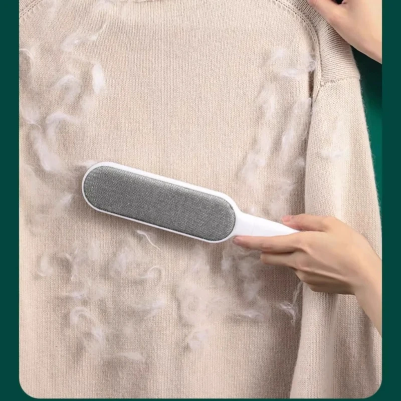 정적 머리 제거제 브러시 린트 고양이 머리 옷 직물 애완 동물 모피 클리너 도구