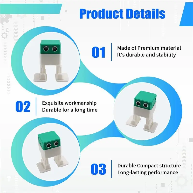 [new-】-otto-robot-for-arduino-entry-level-programmable-ultrasonic-obstacle-avoidance-humanized-playmate-builder-diy-kit