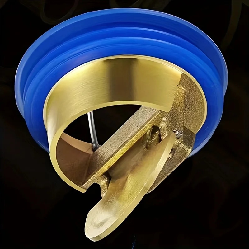 2-Pack Copper-Colored Drain Filter with Chrome-Plated Anti-Backflow Valve, Sealing Plug, and Odor-Blocking Drain Filter Suitable for Copper Pipes, Shower Drain Pipes, Floor Drains, Anti-Corrosion, Easy Installation, Integrated Self-Sealing Anti-Odor Drain Core