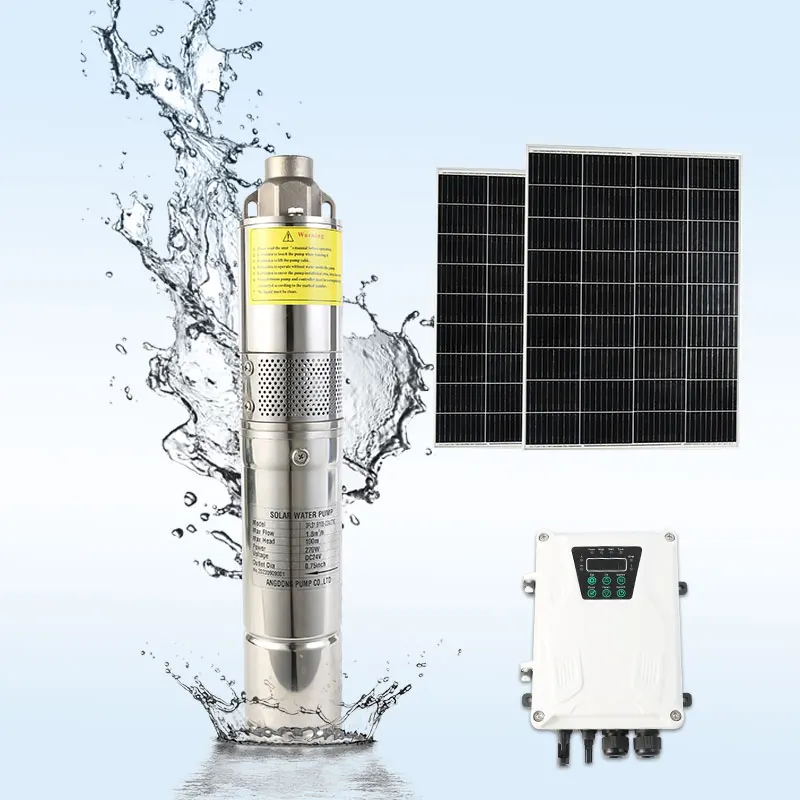 

Hot Sale 3 Inch Agriculture Solar Water Pump Deep Well Submersible Screw Water Pump for Home