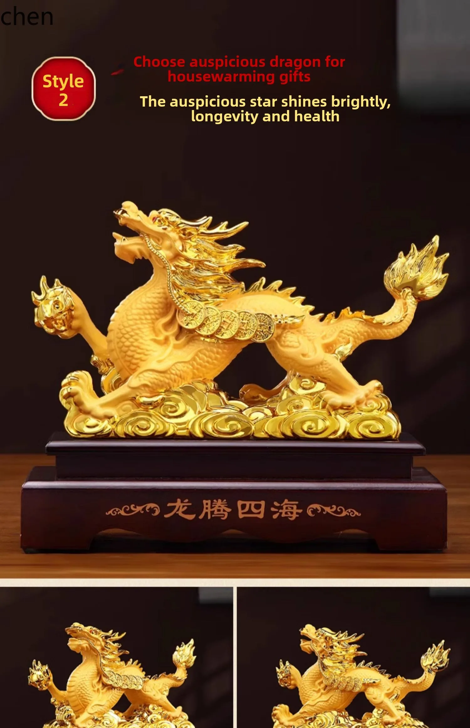 ZML Lucky Ornament Crafts Office Decoration Mascot Opening Household Gifts