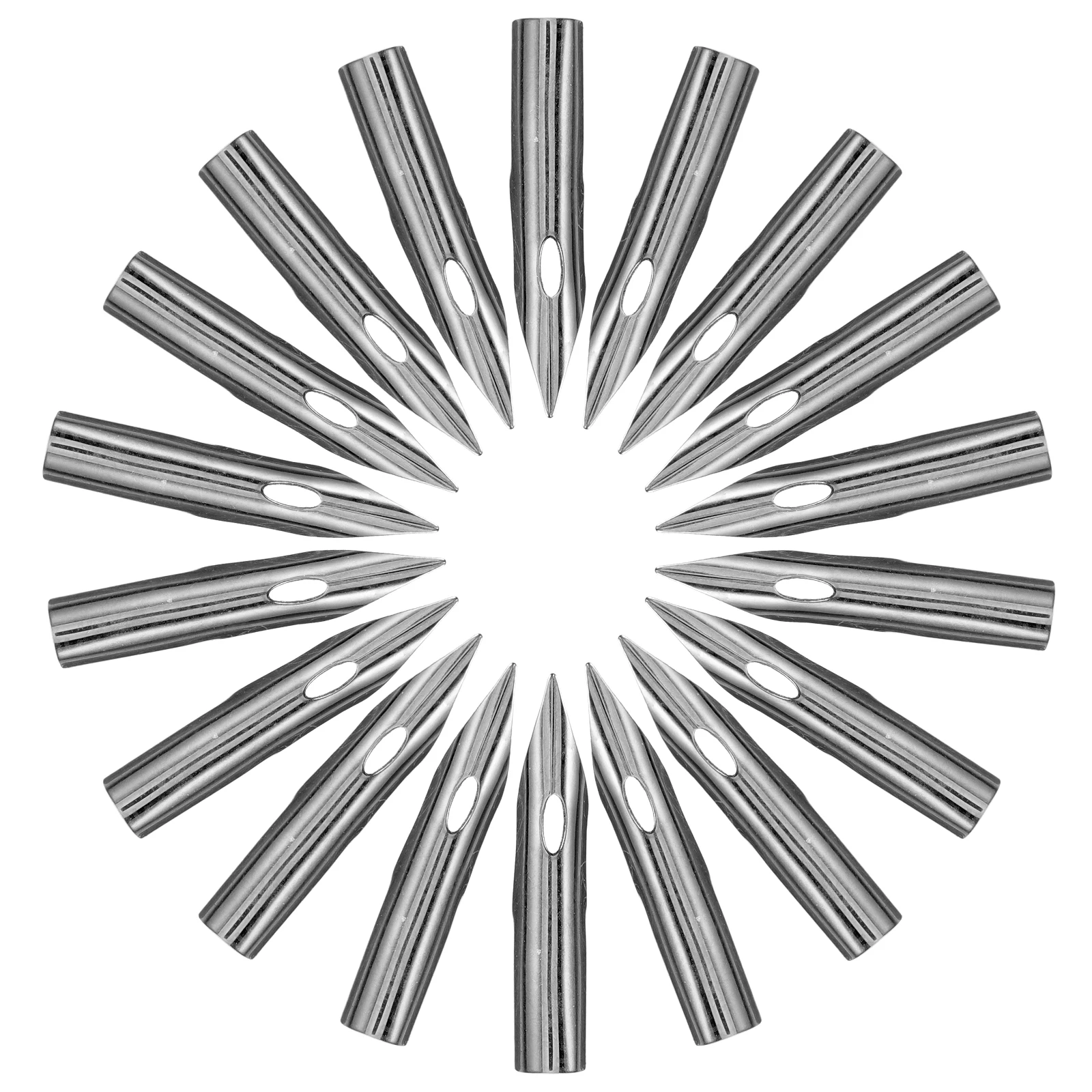 BUTIFULSIC 30Pcs Fountain Pen Nibs Replacement Fine Tip Metal Universal for Students Stationery Writing Tools