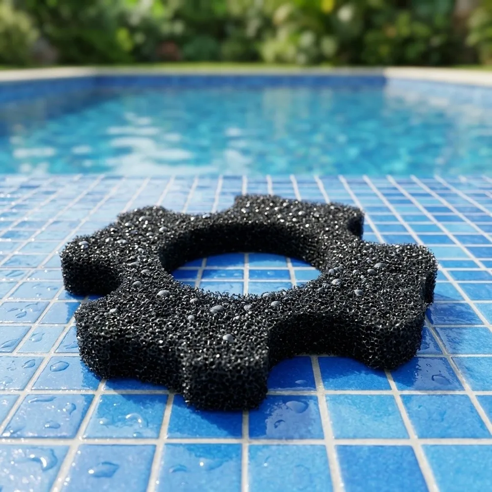 Replacement Sponge Filter for WINNY HJ1102P Robotic Pool Cleaner 10cm Diameter 30x30x1cm Fit All Pool Surfaces
