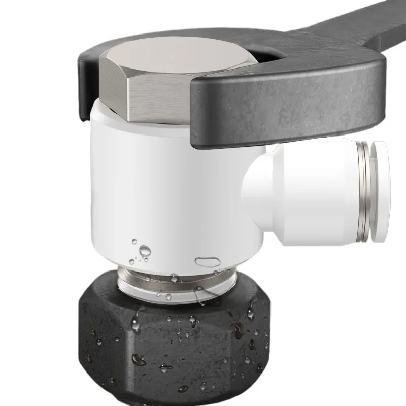 Pneumatic Fitting PH Series Hexagonal Elbow Connector 4-12mm, 90 Degree Right Angle Air Hose Adapter