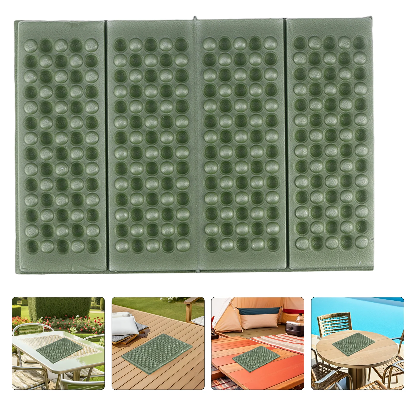 

8Pcs Camping Moistureproof Foldable Seat Pads Outdoor Portable Sitting Cushions Foam Picnic Mats Lightweight Mat for Hiking