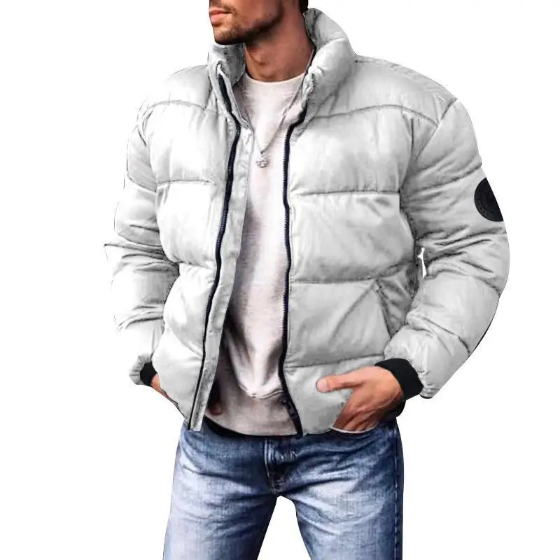 Men's Winter Parkas Warm Stand Collar Thickened Jackets