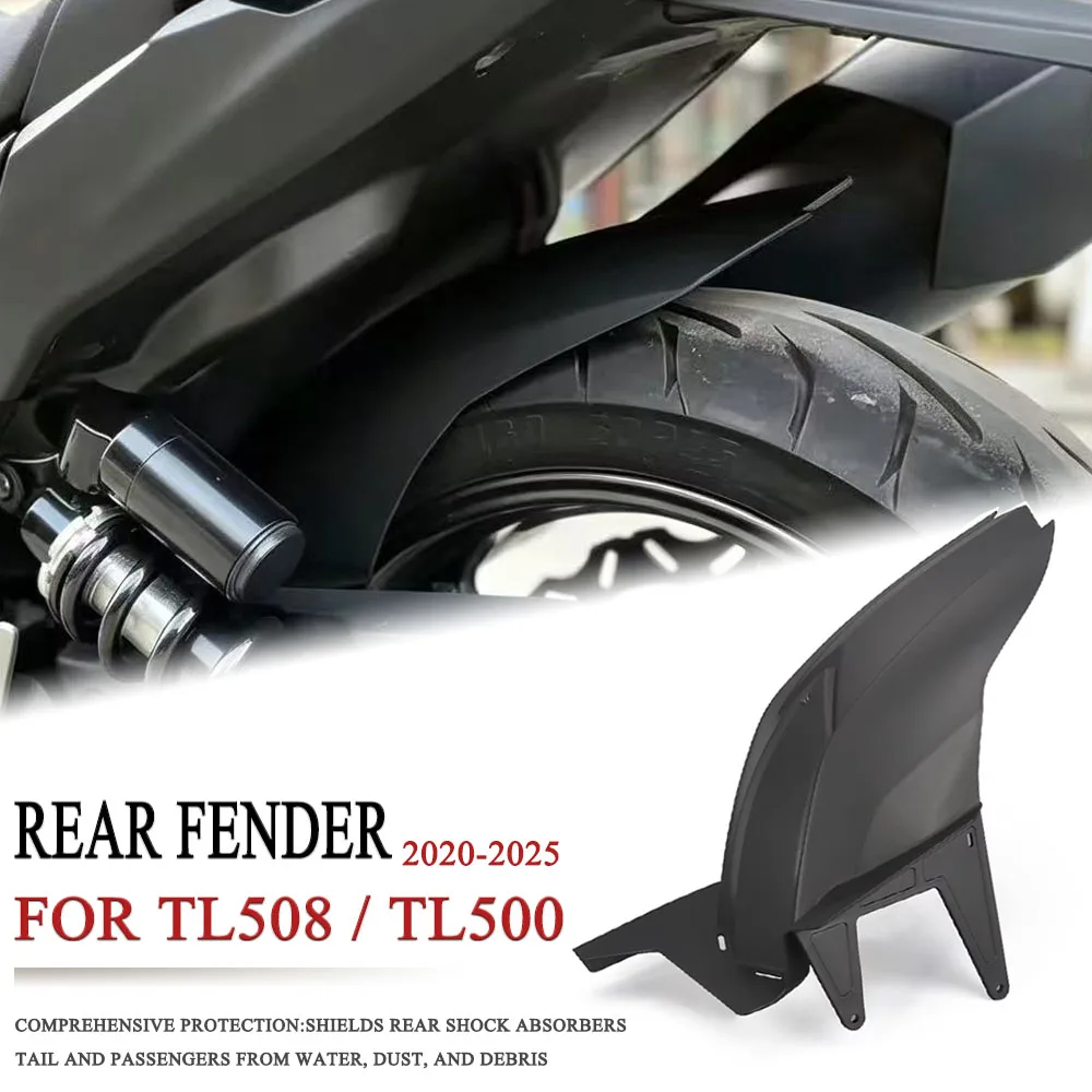 

Rear Wheel Mudguards Splash Guard Cover Motorcycle Extension Fender Hugger For SYM TL500 TL 500 TL508 TL 508 2020-2025 2024 2023
