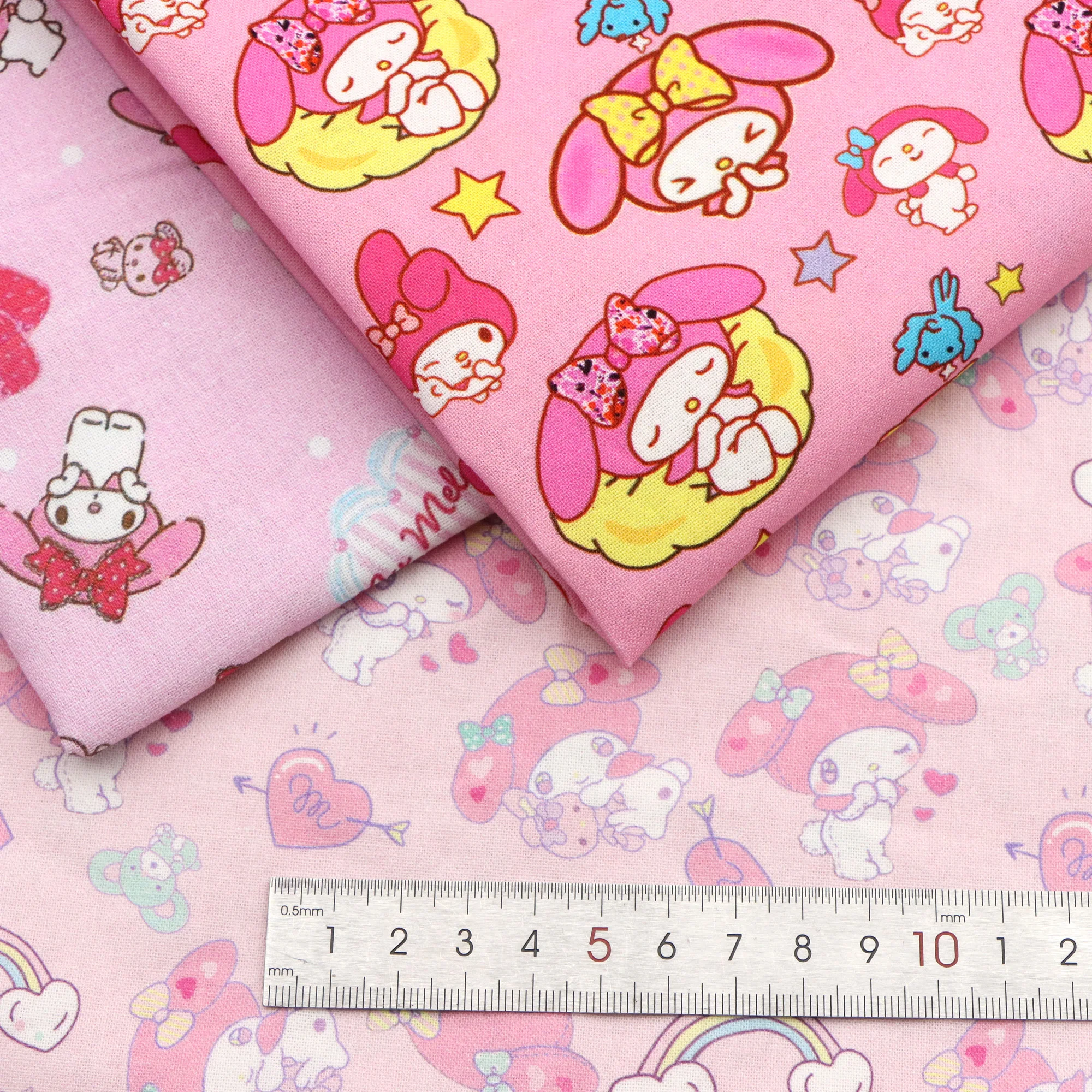 

50*145cm Patchwork Melody 100% Cotton Fabric For Tissue Sewing Quilting Fabrics Needlework Material DIY Handmade